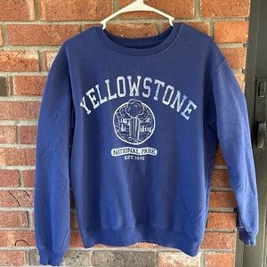 Yellowstone National Park Crewneck Sweatshirt